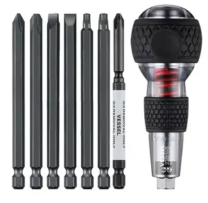 Vessel IMPACT & OUT Screwdriver & 7PC. Bit Set