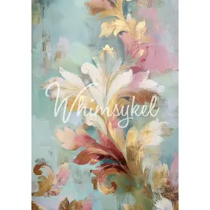 Whimsykel - Acanthus Fresco Decoupage Paper (21x29 Size)