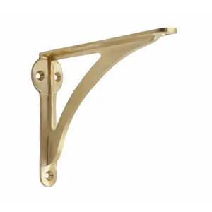 Arched Shelf Bracket - BRASS BRUSHED/SATIN