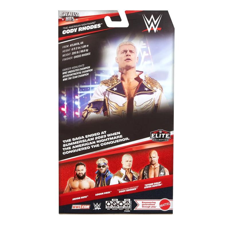 Mattel WWE Elite Collection Greatest Hits 2026 Wave 1 Action Figure Set with Iconic Wrestlers