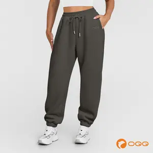 OQQfitness Sweatpants for Women Jogger Oversized Workout Active Cinch Bottom Baggy Athletic Fall Fashion with Pockets Relaxed-fit Leggings