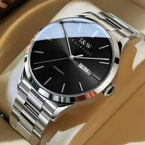 [Carnival Mechanical Watch] Ultra-thin Carnival Mechanical Watch - Stylish Waterproof Automatic Winding Wristwatch, A Holiday Gift