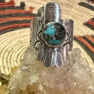 Thunderbird Turquoise Ring