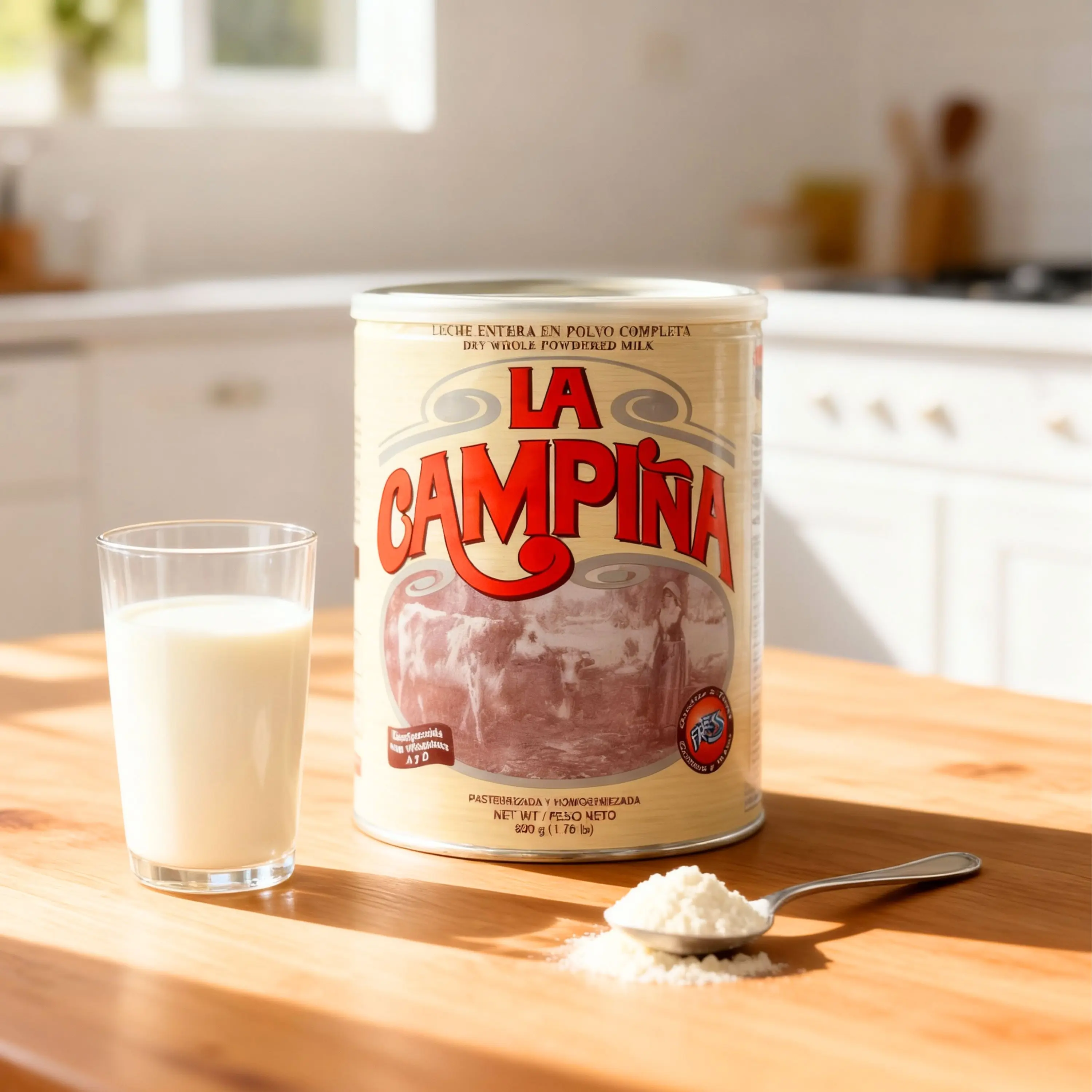 Leche En Polvo La Campiña - Powdered Milk (800 gr - 1.76 Lb) Creamy Milk Flavor Milky