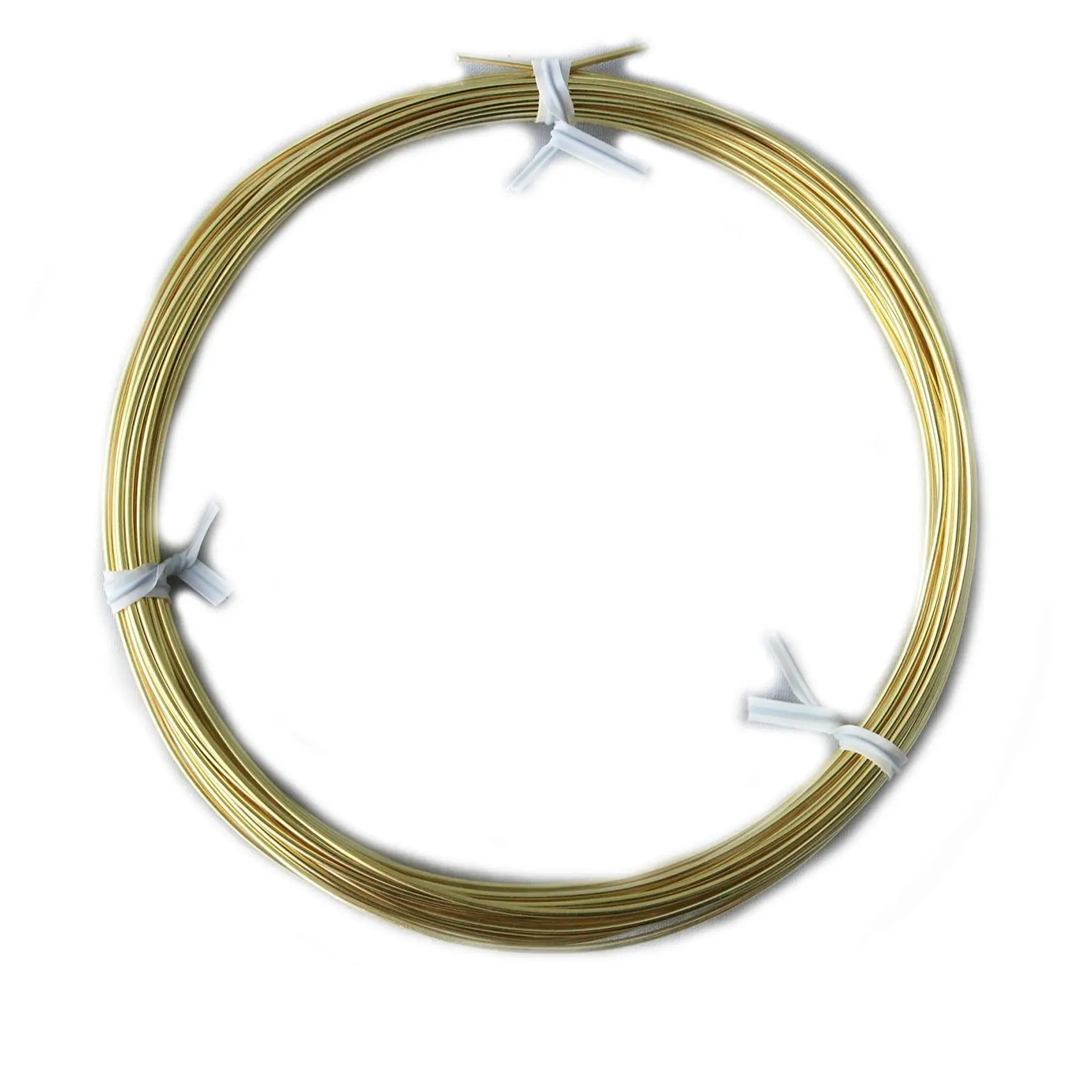 Yellow Brass Wire, Round, Dead Soft, CDA #260 by CRAFT WIRE