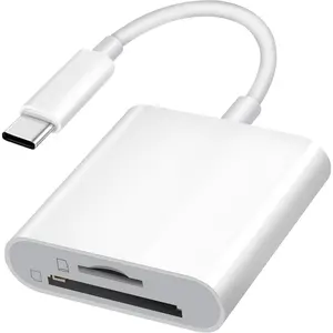 SD Card Reader for Android Phone  15(with USB Type C Connector) Camera Memory Card Adapter Supports SD TF Card  SD Card Plug and Play No App Required