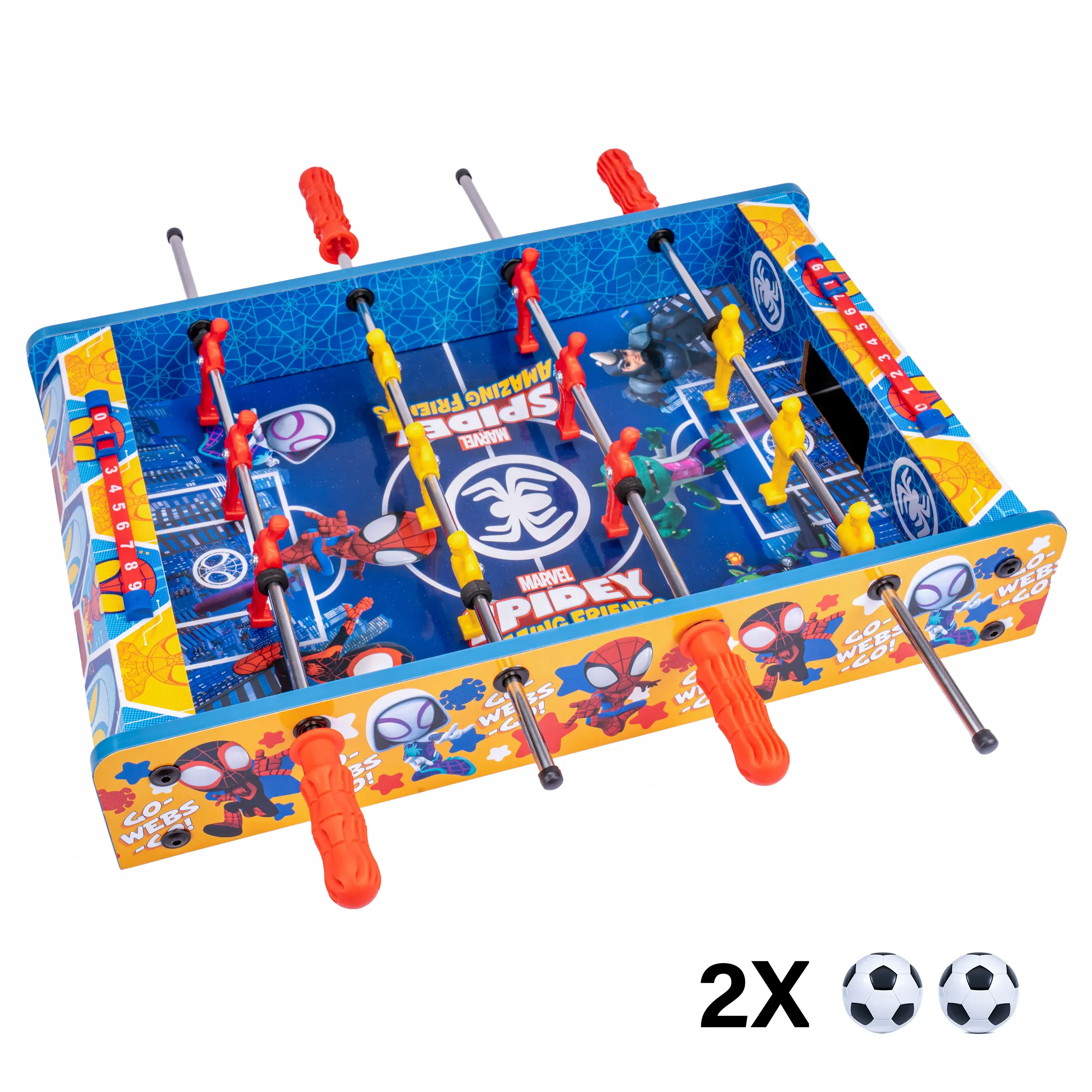 MARVEL Tabletop Foosball Game Officially Licensed Spider-Man