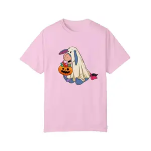 Eeyore Donkey Cosplay Ghost Jack O'lantern Pumpkin Halloween Tshirt Women, Full Size Options, Everyone Can Find Their Fit, Cool Colors, Brighten Up Your Look