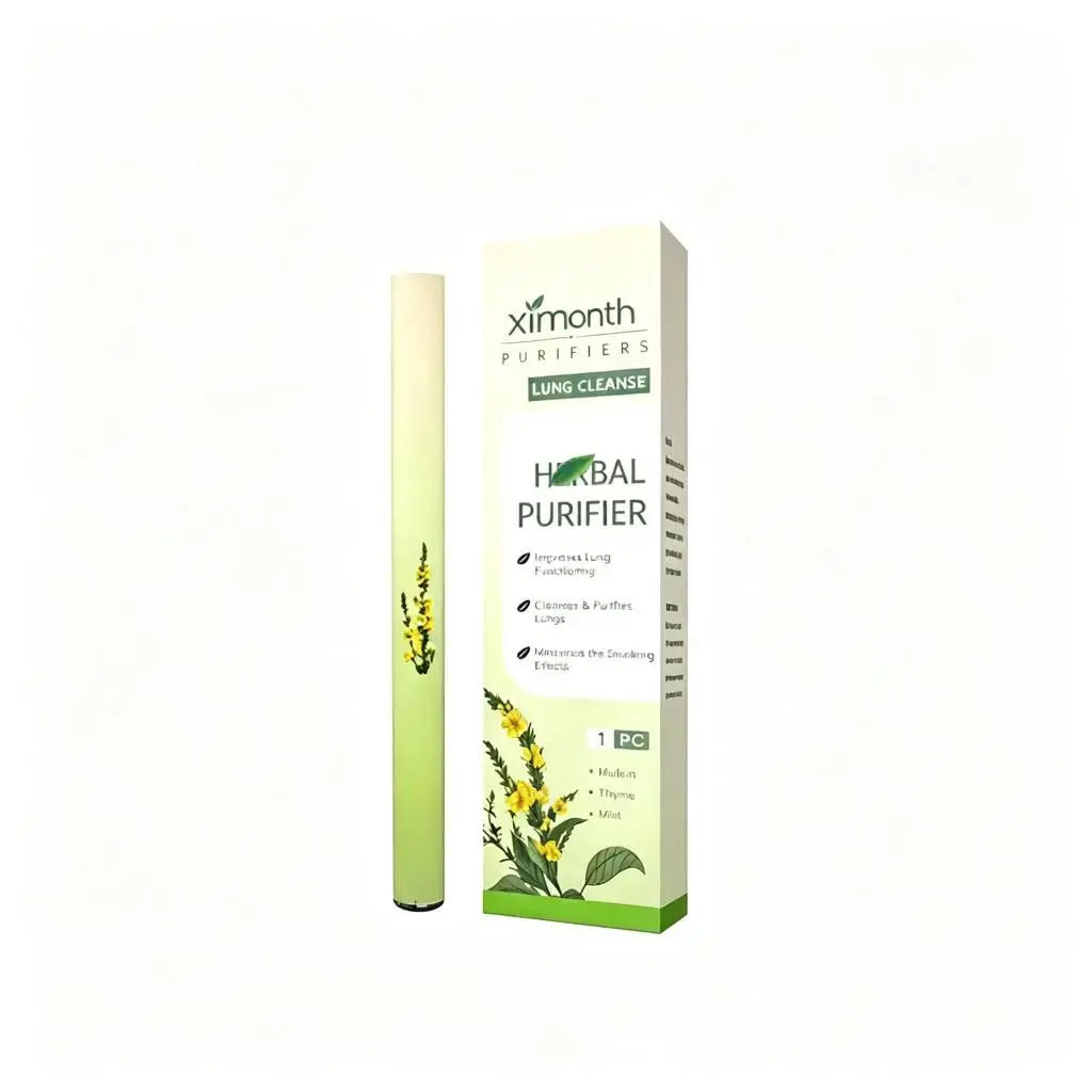 ICESEE Purifier Stick, Natural Mullein Thyme Mint Botanical Aroma Stick for Daily Fresh Breath & Comforting Scent, Portable Herbal Fragrance Stick
