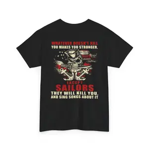 Sailor Veteran T-Shirt – Patriotic U.S. Navy Humor Tee | Military Veteran Pride Shirt for Sailors