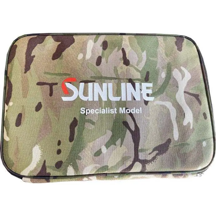 Camo Fishing Tackle Bag for Line Storage, Padded Organizer with UV Protection, 6 Adjustable Compartments & Elastic Bands, Organized Storage, Adjustable Divider System, Fishing Tackle Kit, Line Storage Bag