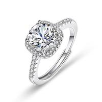 1ct Square Moissanite Ring
