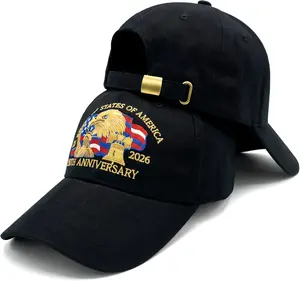 Liberty & Eagle 250th American Independence Embroidered Baseball Cap