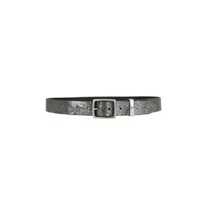 Rag & Bone X Boyfriend Belt in Gun Metal