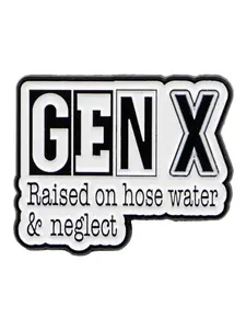 Gen X Zinc Alloy Cartoon Design Badge Metal Pin Brooch Pin, Fashion Accessory for All Seasons, Casual Style Jewelry for Men & Women