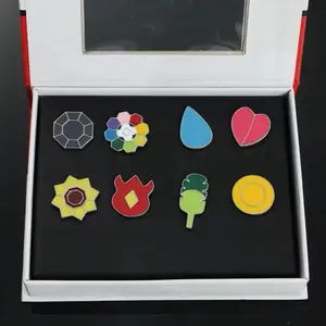 Pokemon Gym Badges Starting Season Kanto Region Gen 1 (8 Pieces Set)