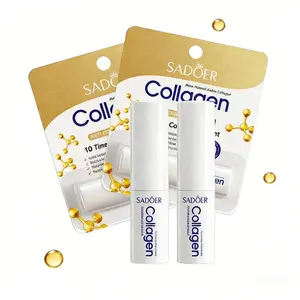 [SADOER] New Arrival 2-Pack Collagen Lip Balm: Hydrating & Soothing, Long-Lasting All-Season Care, Moisturizing Formula for Soft & Smooth Lips, Ideal for Daily Use, Gentle Moisturizing & Protective, Perfect Gift for Women