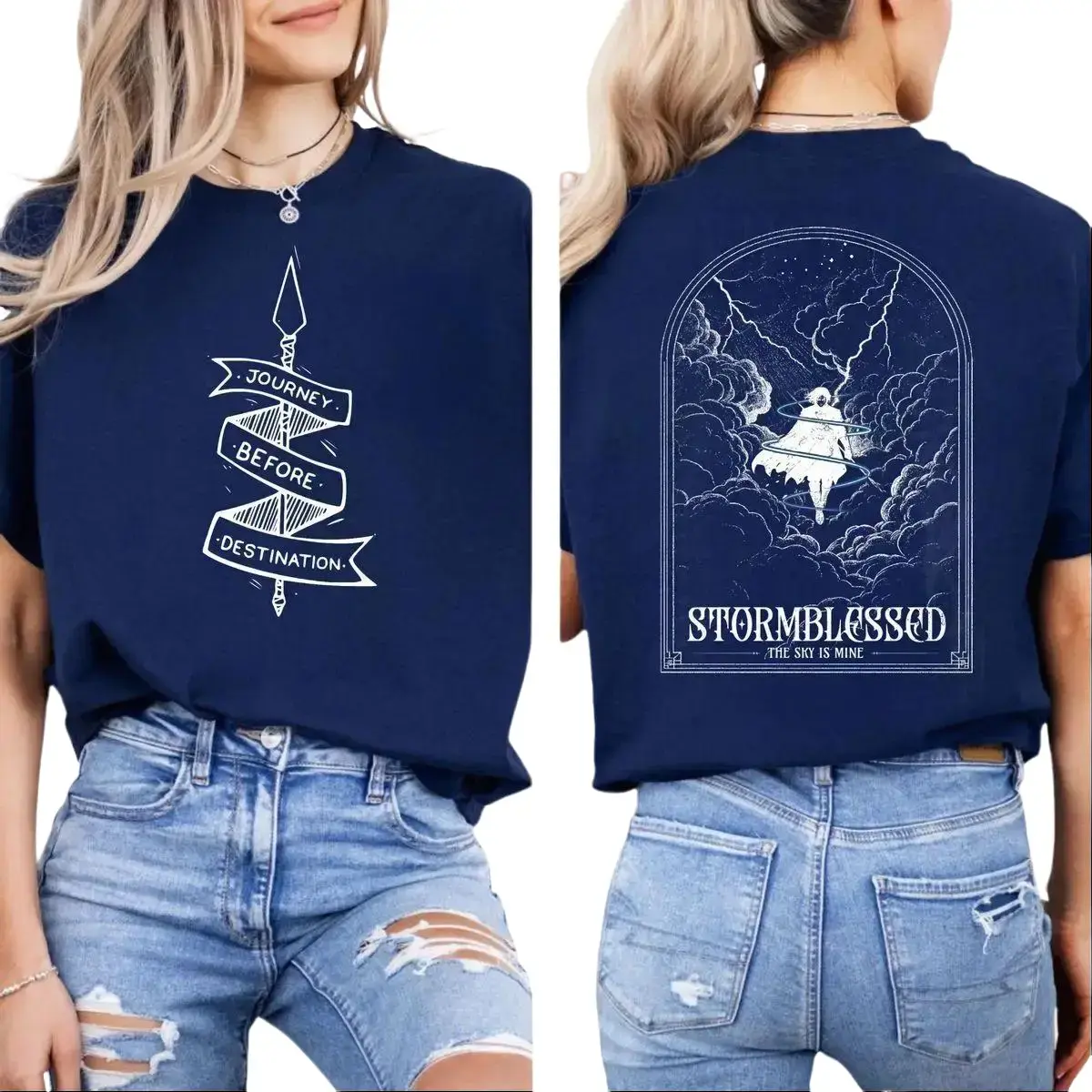 Stormblessed T Shirt, Storming Fantasy Book Sweatshirt, Epic Fantasy Outfit, Windrunner Merch, Journey Before Destination Hoodie, Book Lover Gift, Unisex Sweater Pullover Tee