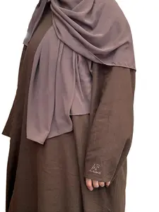 Al-Farah Everyday Abaya- Coffee