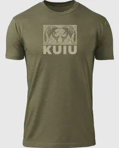 Kuiu Gritstone Logo T-Shirt, Premium Outdoor Apparel, Breathable Hunting Shirt, Lightweight Performance Tee, Durable Graphic Top For Men ZBBFW