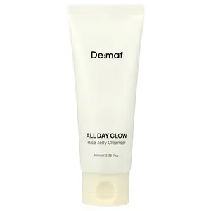 De:maf All Day Glow, Rice Jelly Cleanser, 3.38 fl oz (100 ml)