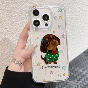 Custom Photo Clear TPU Case for iPhone, Upload Your Own Picture, Personalized Soft Anti-Fall Protective Cover, Best Gift for Her Him