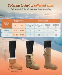Heated Socks with App Control 5000mAh*2 Electric Socks for Men Women 3 Warming Levels 360° Heating Washable for Hunting Skiing Outdoor