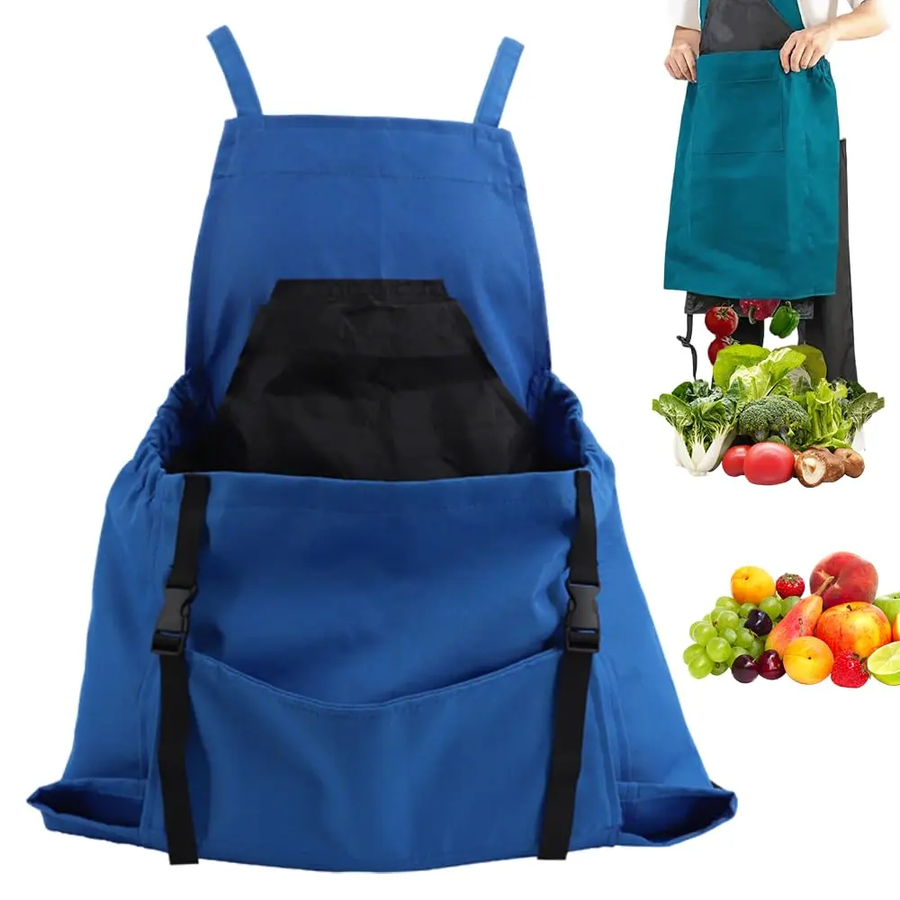Gardening Apron with Pockets for Women & Men | Garden Harvest Apron | Water-Proof | Large Capacity | Gardening Gifts