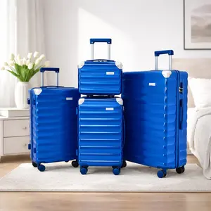 4-Piece Hardshell smart Luggage Set – 14/20/24/28” outfit airport Suitcases with Double Spinner Wheels, TSA Lock, Durable and Stylish Travel Luggage Luggagesets Lightweight Carry On tiktokshopspringglowup