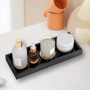 1Pack Bathroom Trays for Counter Slicone Vanity Trays Rectangle Soap and Sponge Holder for Kitchen Sink