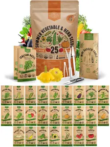 25 Summer Vegetable & Herb Garden Seeds