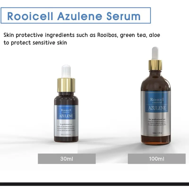 Roicell Azulene Serum - 100ml - Skin Protective with Rooibos Green Tea & Aloe for Sensitive Skin