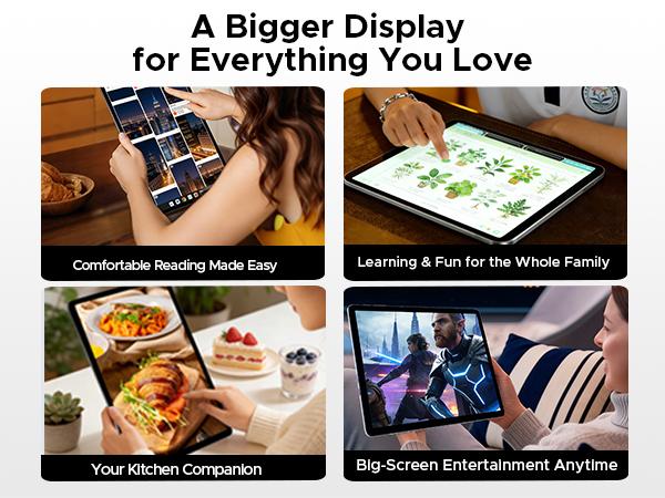 P11 Pro 11" Tablet, Android 16, 48GB RAM + 128GB, 2.4K 90Hz Display, 8800mAh Battery, Octa-Core, Dual Speakers, WiFi 5, AI