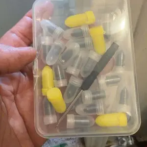 60PCS Tire Repair Rubber Nails Kit with 2 Sizes for Car/Motorcycle/Truck/Tractor, Fast Self-service Screw Rubber Nail Vacuum Tire Puncture Repair Tool