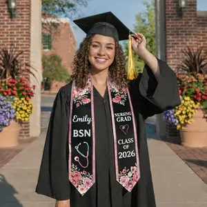 Customized Nursing Stole, Nursing Graduation Stole, RN Stole Nursing Stole Graduation 2026, Nursing Stole Graduate 2026, Nursing Graduation