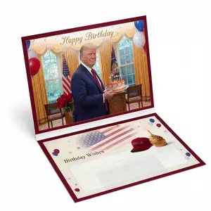 Funny Talking Birthday Card with Voice Audio – Musical Greeting Card – Hilarious Birthday Gag Gift for Dad, Mom, Friends & Family – Large 5x7 Card with Envelope