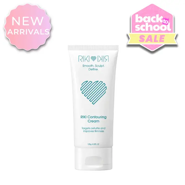 Riki Loves Riki body ONLY Contouring Cream - Hydrating & Firming Formula with Hyaluronic Acid & Collagen for Cellulite Reduction & Smoother Texture & Firmed appearance 120g