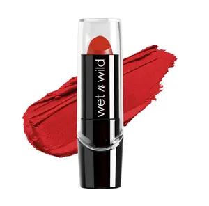 wet n wild Silk Finish Lipstick, Hydrating Rich Buildable Lip Color, Formulated with Vitamins A,E, & Macadamia for Ultimate Hydration, Cruelty-Free & Vegan