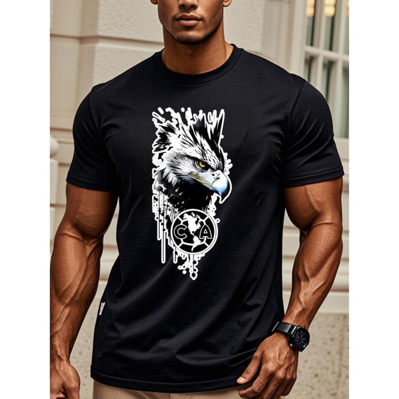 Let's Go America! Graphic T-Shirt - Club América T-Shirt, All-Season Clothing, 100% Cotton, Heavyweight 180g, Sizes S - XXL