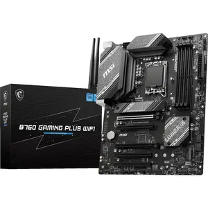 MSI  Pro ATX DDR5 WI-FI Gaming Plus Motherboard, Black