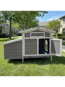 Outdoor Pet House with Waterproof Roof & Pull-Out Cleaning Tray