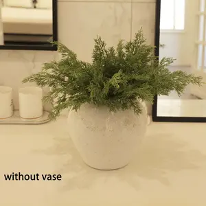 24pcs Small Branches Pine Tree Decorations, Winter Christmas Home Decoration, Room Centerpiece DIY Crafts, Festive Holiday Ornaments