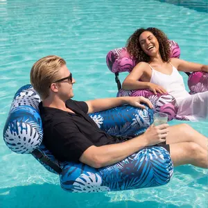 Inflatable Pool Floats Adult, Floating Lounge Chairs , Blow up Pool Noodles for Adult Heavy Duty, Floating Chair for Party Summer Water Beach Lake Fun   Mother's Day Gift