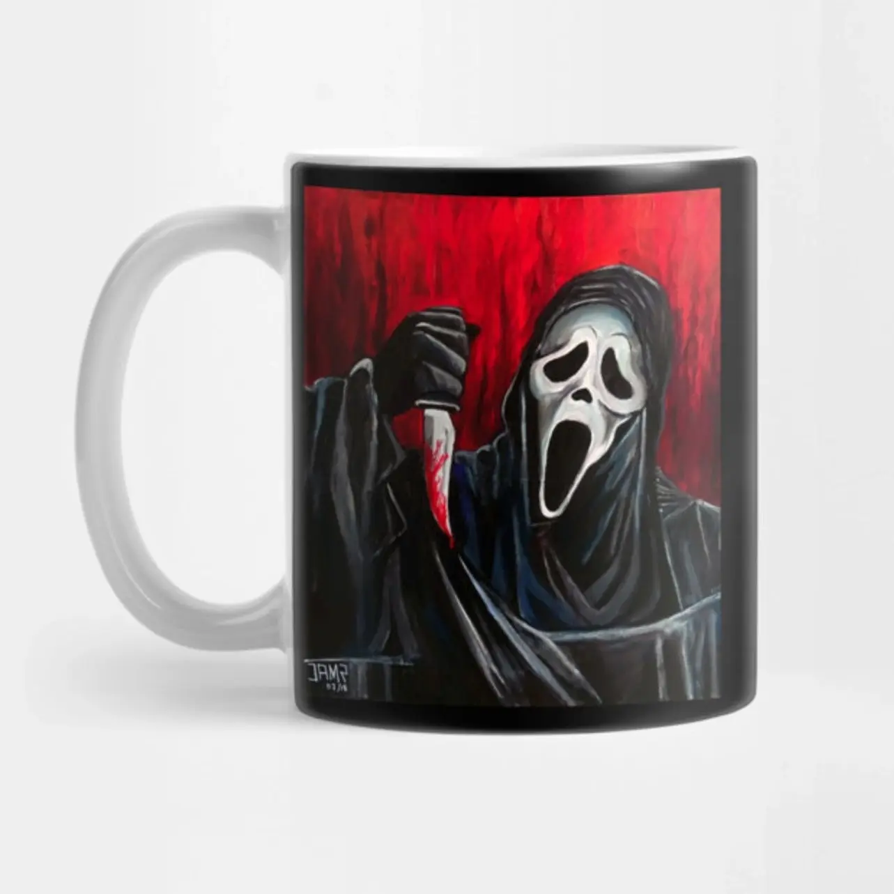 Scary Scream Halloween Drink Mug - Gift For Family, Friends, Fans