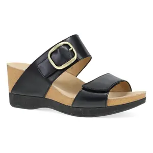 Shannon Black Burnished Nappa