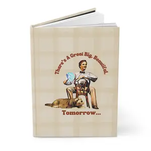 Carousel of Progress Inspired Hardcover Journal, Great Big Beautiful Tomorrow Memories Notebook, Scrapbook, Diary, Stationery Gift