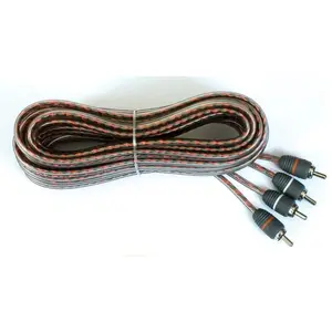 Elite Audio EA-RCA12 Standard 2-Ch RCA Cable - 12ft. Male to Male Twisted Wire Pair with Noise Reduction