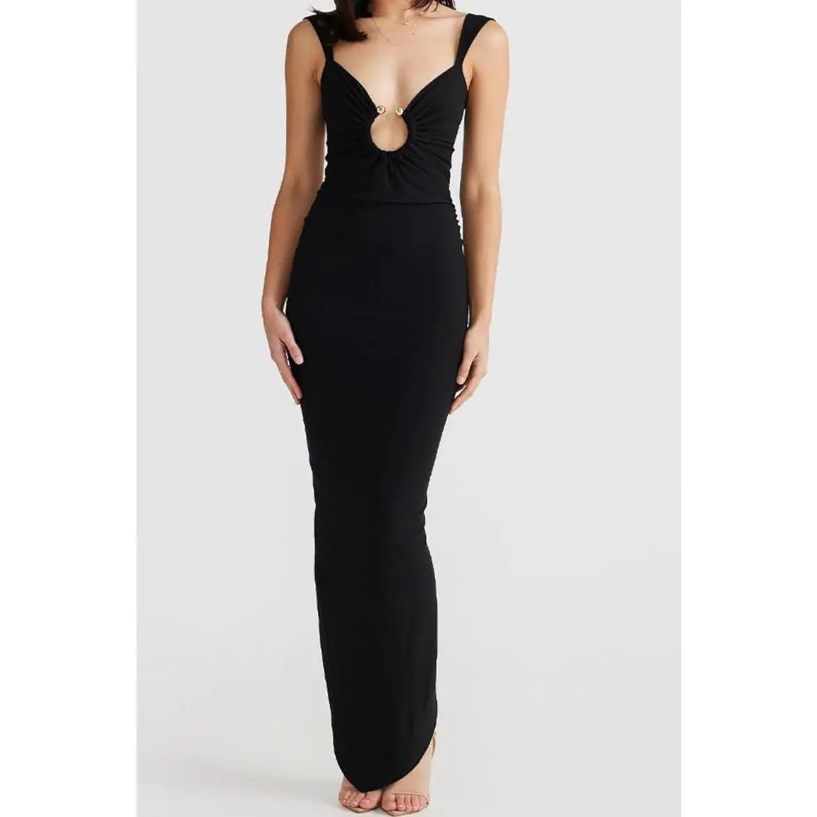 Jessica Bara Alara Backless Maxi Dress