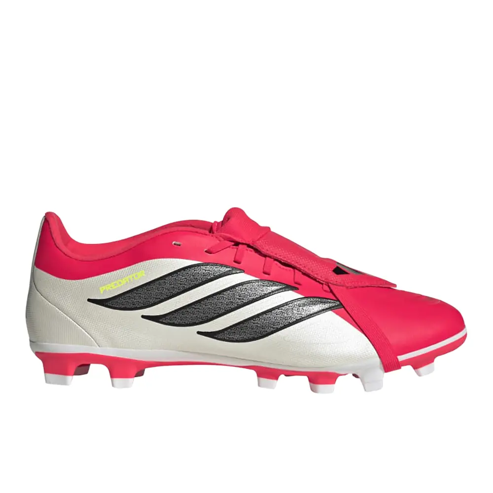 adidas Mens Predator Club Fold-Over Tongue Firm GroundMulti Ground Soccer Cleats - Pink, White adidas Mens Predator Club Fold-Over Tongue Firm GroundMulti Ground Soccer Cleats - Pink, White