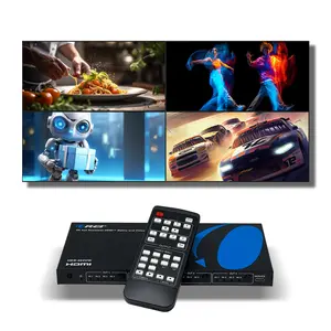 4K@30hz 4x4 HDMI™ Matrix w/ Video Wall (Seamless)-HDS-404VW